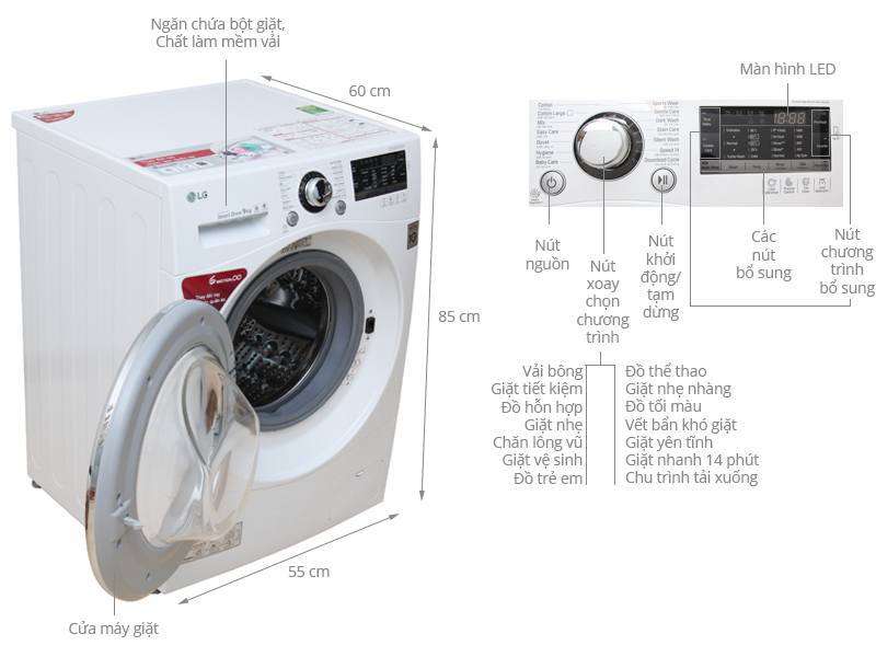 Máy giặt cửa ngang loại nào tốt? Hướng dẫn chọn mua tối ưu