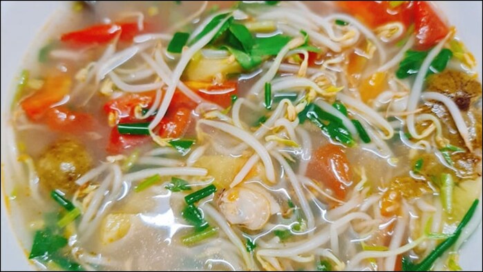 Cách nấu canh chua ngao miền bắc