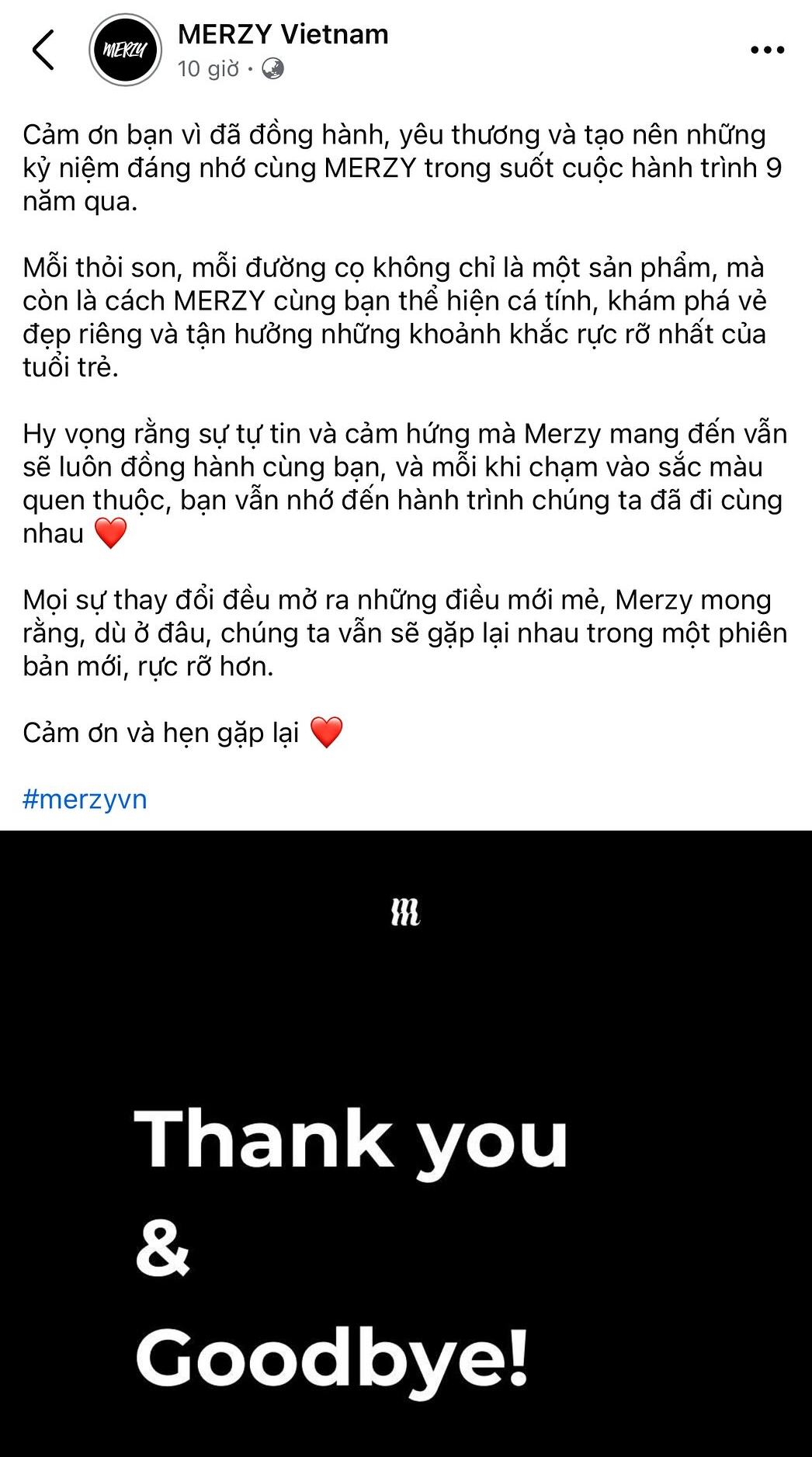 Chẳng có màn chia tay nào cả, Merzy