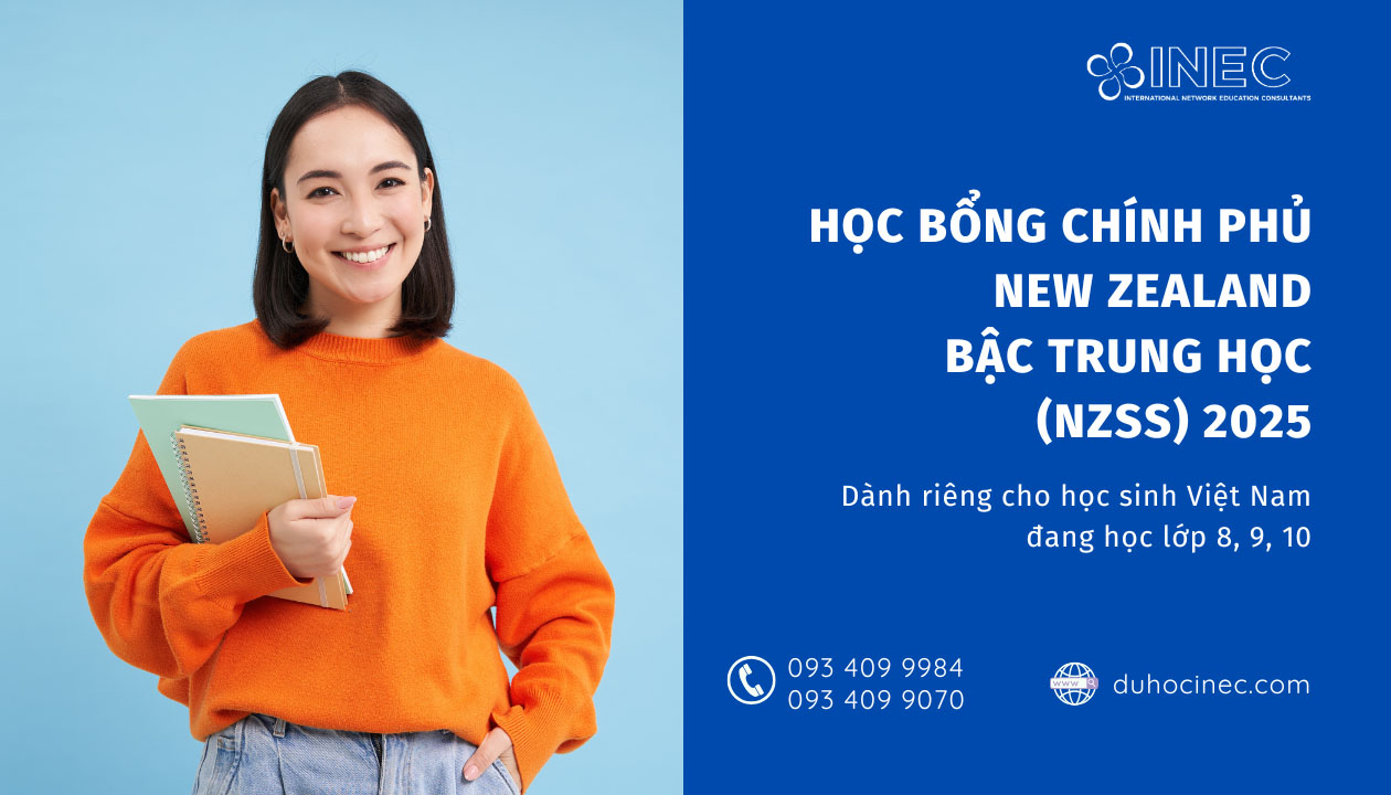 Học bổng Chính phủ New Zealand bậc Trung học