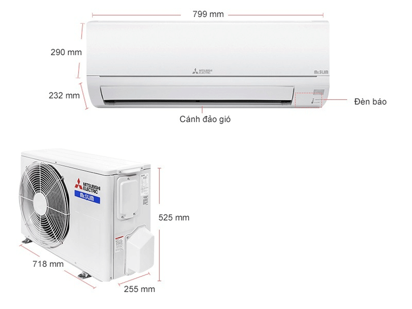 Tại sao nên mua máy lạnh mitsubishi electric inverter 1 hp msy/muy-jw25vf