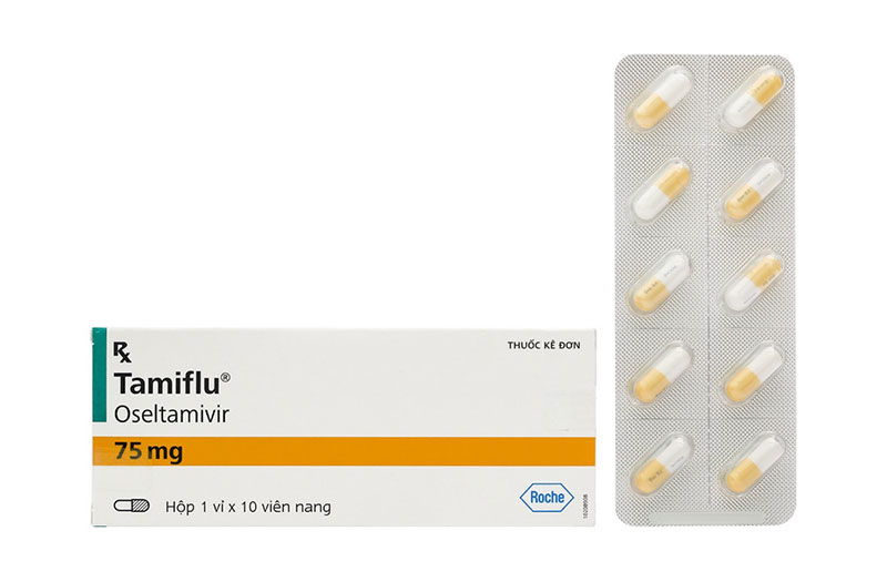 Một sản phẩm thuốc trị cúm Tamiflu trên thị trường