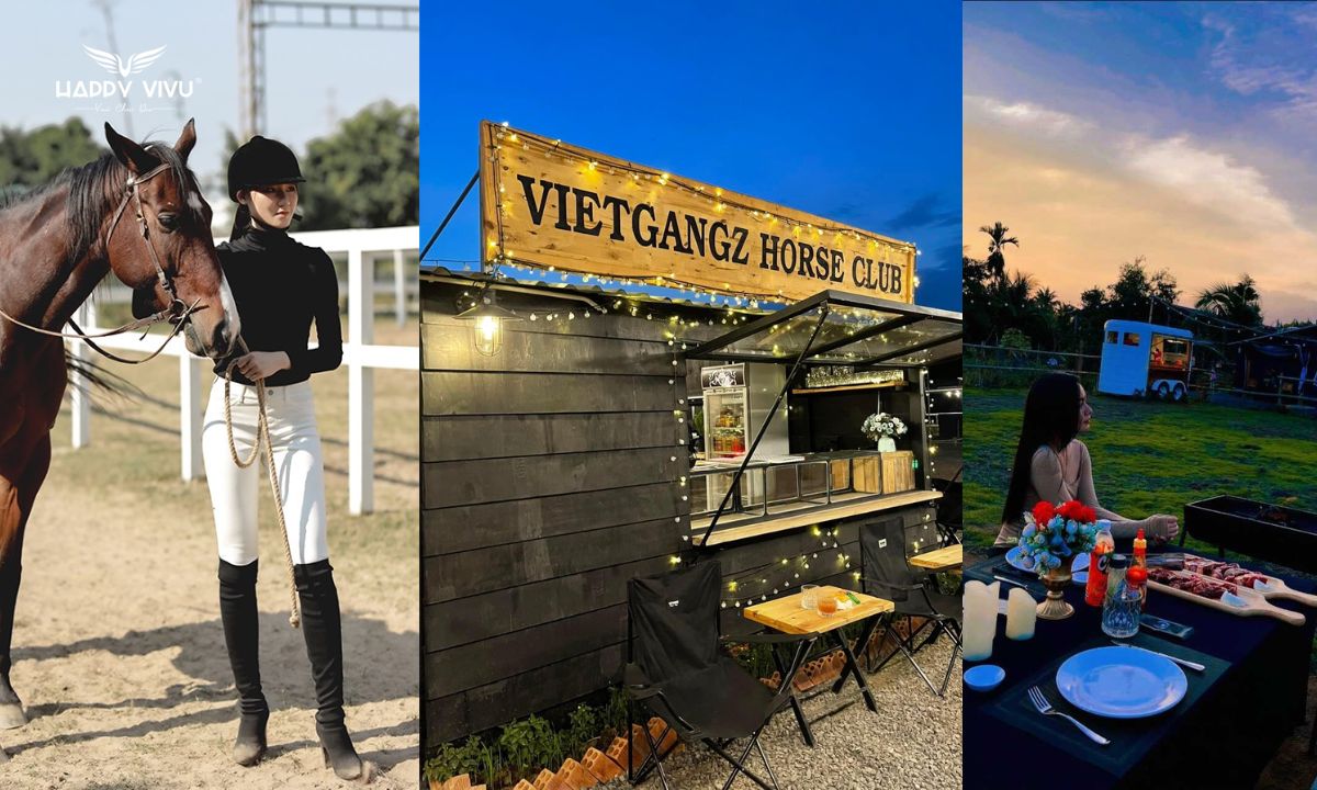 Đến Vietgangz Horse Club vào cuối tuần để cưỡi ngựa, thưởng thức tiệc nướng ngoài trời và nhâm nhi chút rượu vào buổi tối quả thực là một điều tuyệt vời.