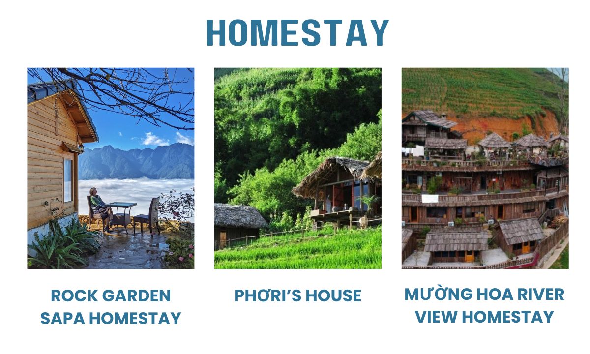 Du khách cũng có thể lựa chọn homestay để hòa mình với nhịp sống nơi núi rừng Tây Bắc