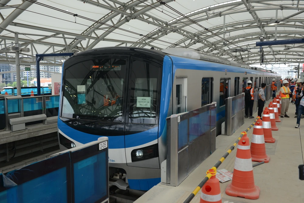 Sự cố kỹ thuật tuyến Metro Bến Thành - Suối Tiên: Mưa lớn gây trượt bánh tàu- Ảnh 1.