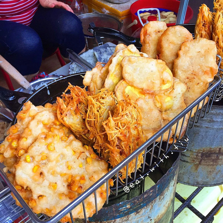 Bánh chuối, bánh khoai chiên