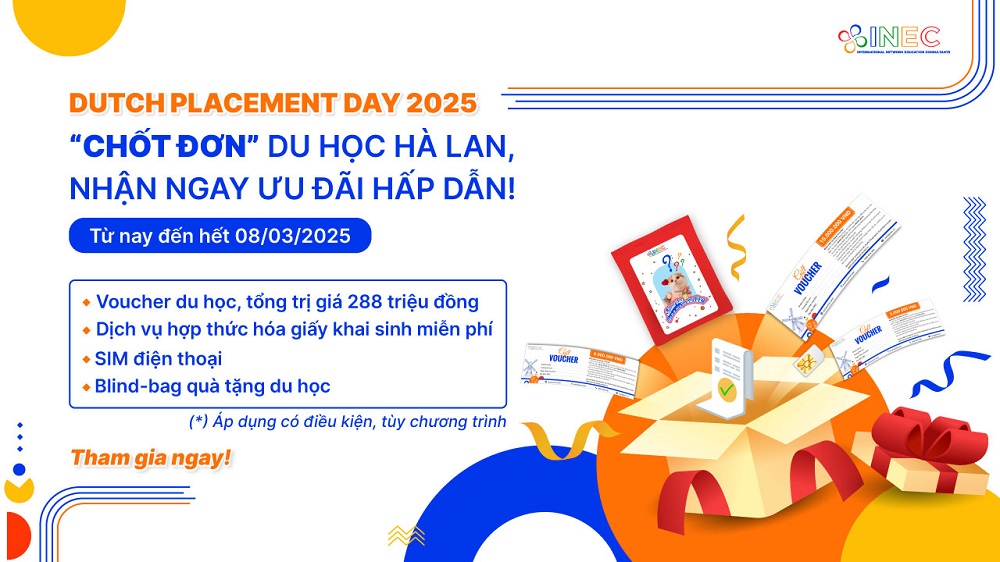 Dự Dutch Placement Day - Nhận ưu đãi hấp dẫn