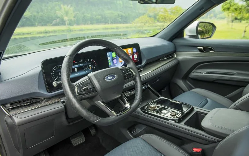 Không gian nội thất của Ford Territory 2025 được thiết kế tinh tế, sang trọng và tiện nghi