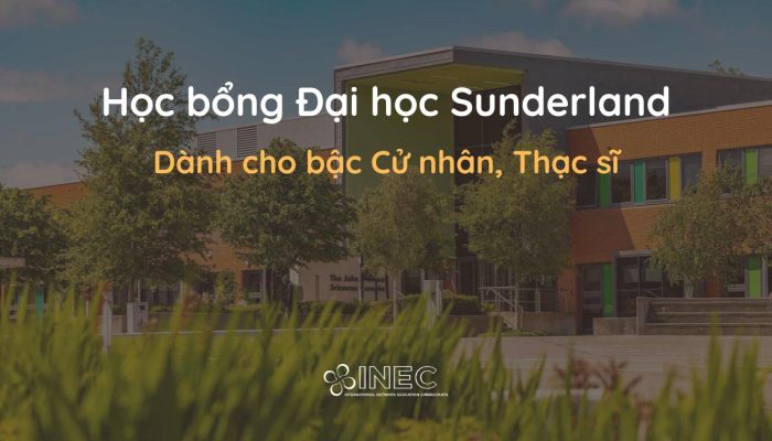 Đại học Sunderland cấp học bổng lên đến 15.000 GBP: Du học Anh ngay!