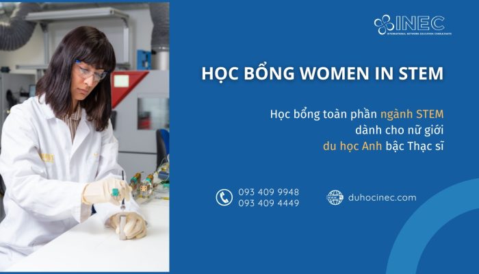 Mở đơn đăng ký học bổng Thạc sĩ khối ngành STEM cho nữ giới 2025-26