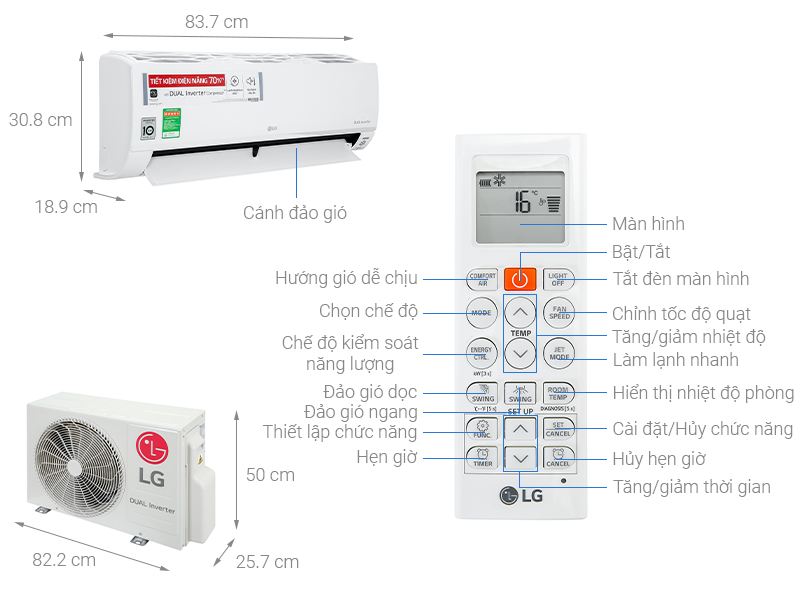 Tại sao nên sử dụng máy lạnh LG inverter 1 hp v10api1