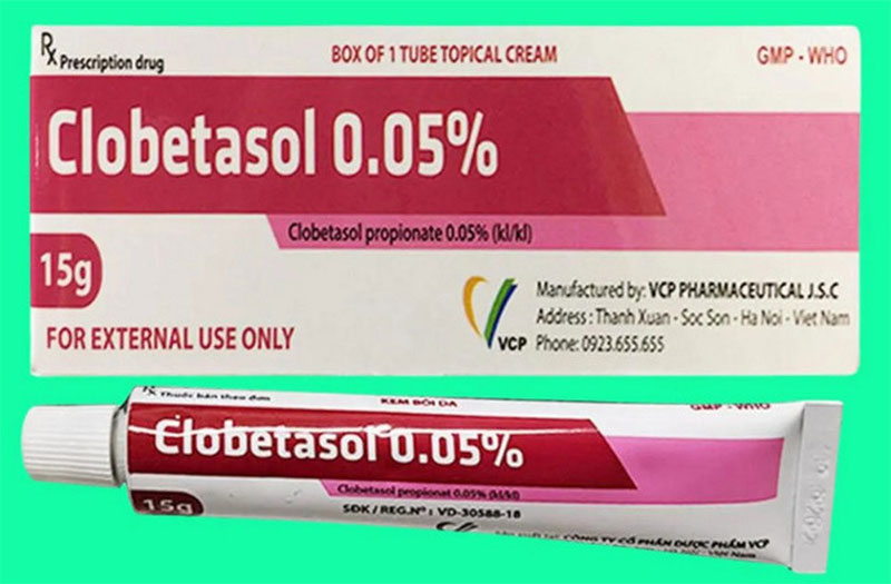 Thuốc Clobetasol 0.05%