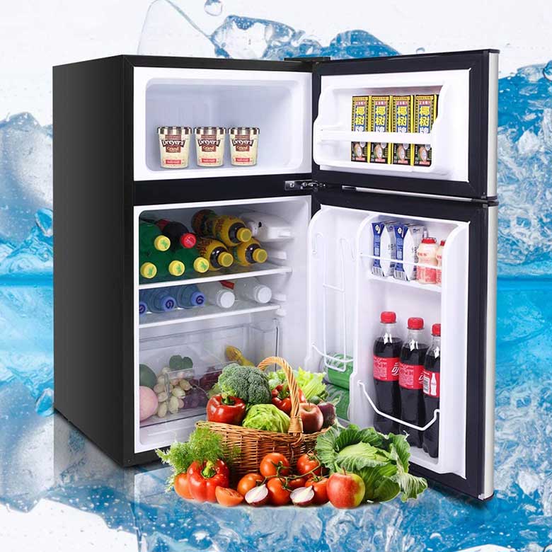 Tủ lạnh mini có ngăn đá nhỏ gọn phù hợp cho những không gian nhỏ